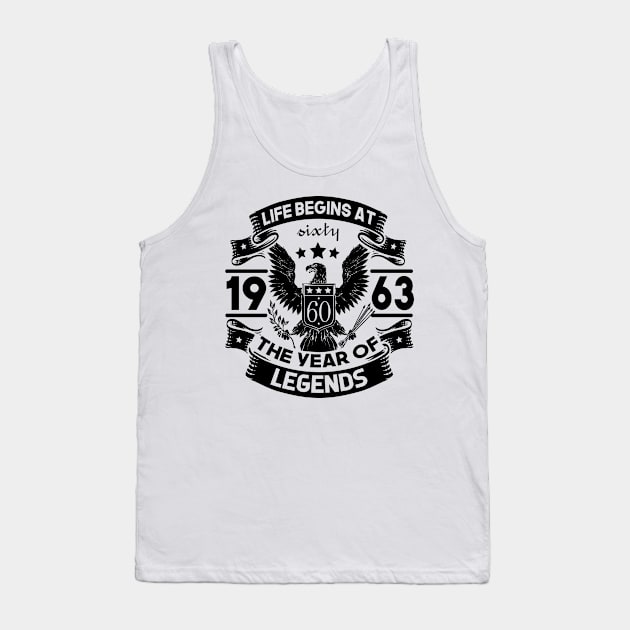 Gifts for the 60th birthday Adler was born in 1963 Tank Top by HBfunshirts